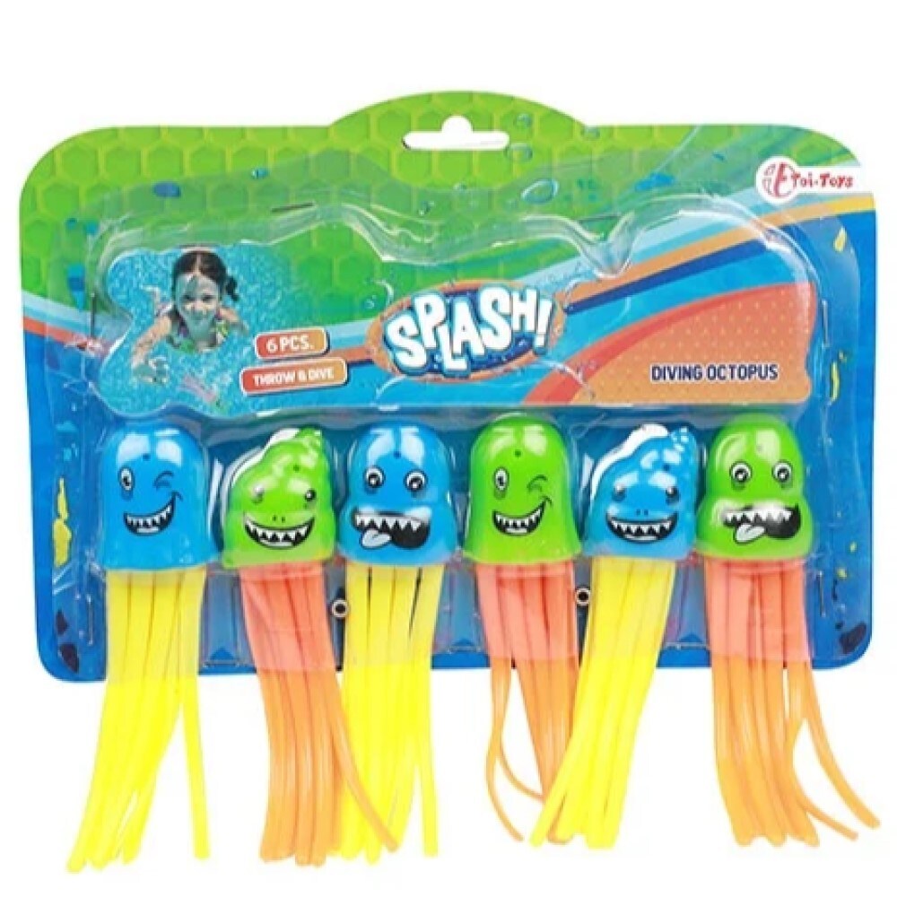 Tauchkraken (Tauchringe)  6 st&uuml;ck im set - Bild 1