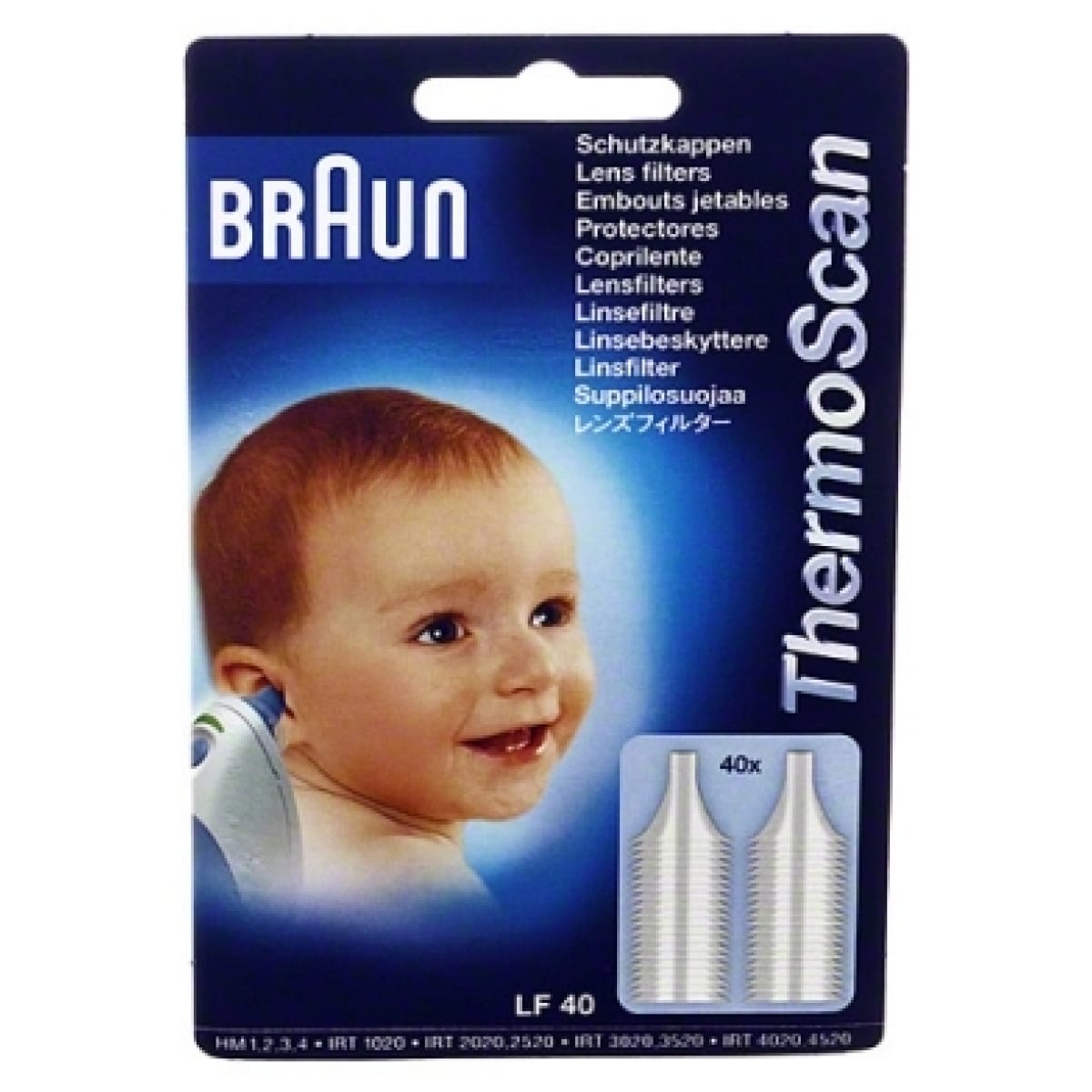 Braun LF 40 ThermoScan Schutzkappen F&uuml;r IRT Fieberthermometer - Bild 1