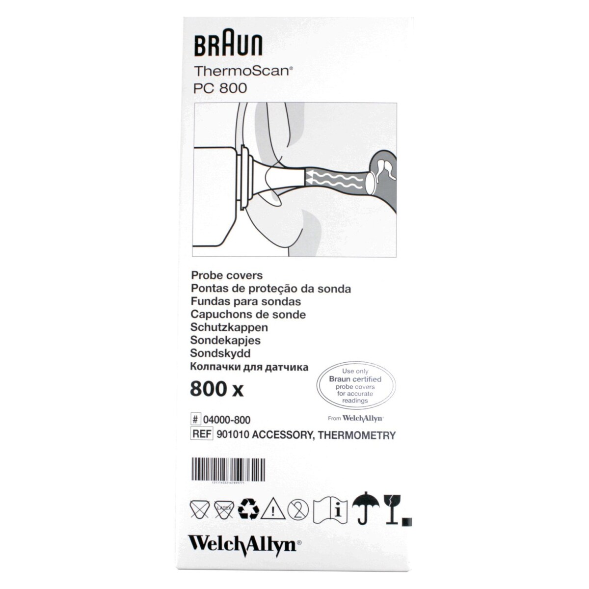 Braun PC 800 ThermoScan Schutzkappe | 00732094321043