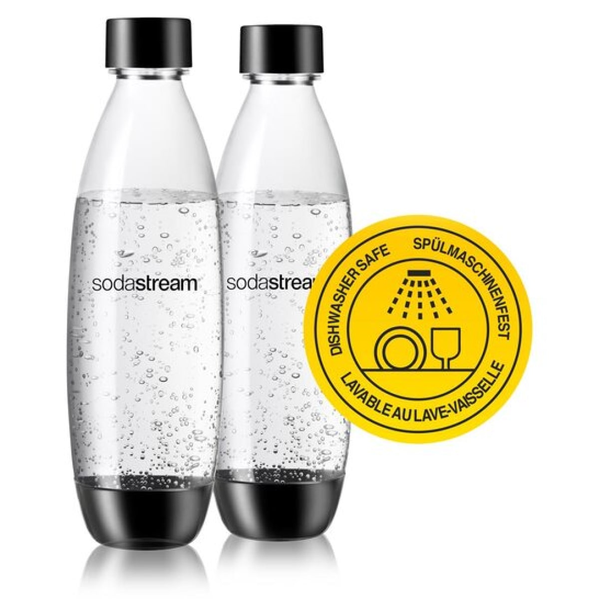 SodaStream Twinpack DUO Fuse 1 L Flasche black - Bild 1