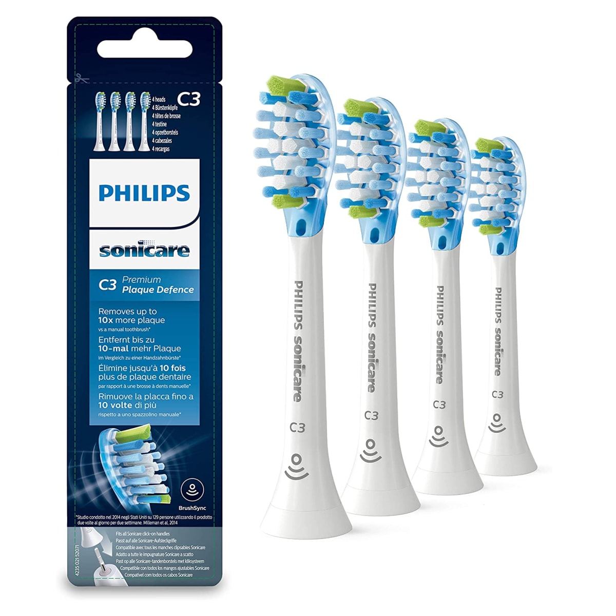 Philips Sonicare HX 9044/33 C3 Premium white Ersatzb&uuml;rsten - Bild 1