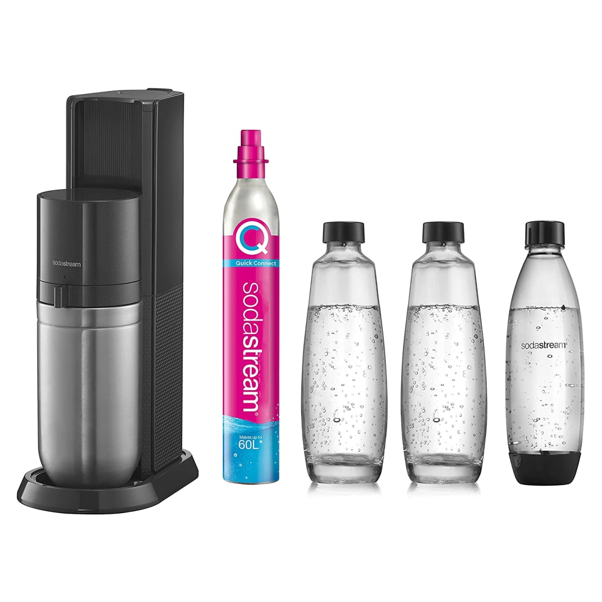 SodaStream DUO Wassersprudler Vorteils-Pack Titan mit 3 Flaschen - Bild 1
