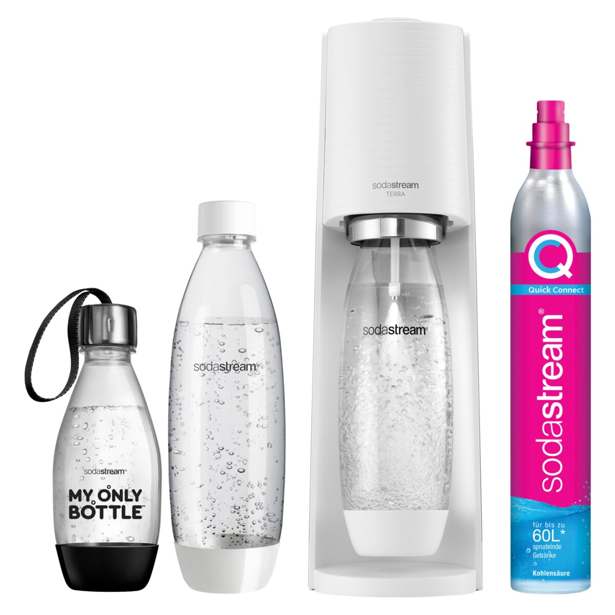 Sodastream Terra Vorteilspack Wassersprudler weiß | 07290113767881