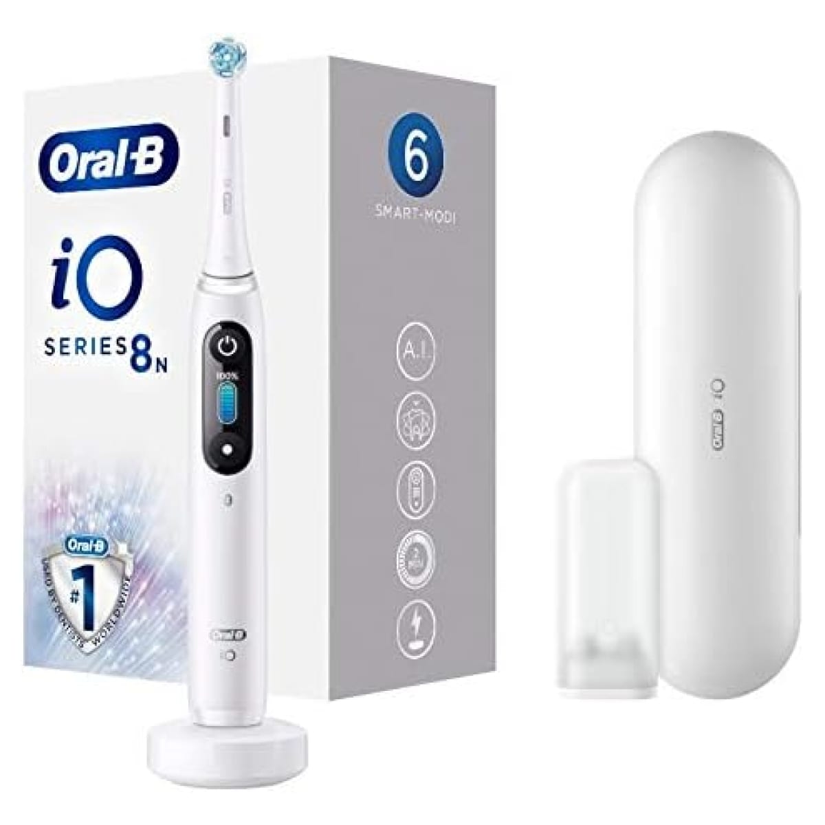 Oral-B iO Series 8N White Alabaster elektrische Zahnb&uuml;rste - Bild 1