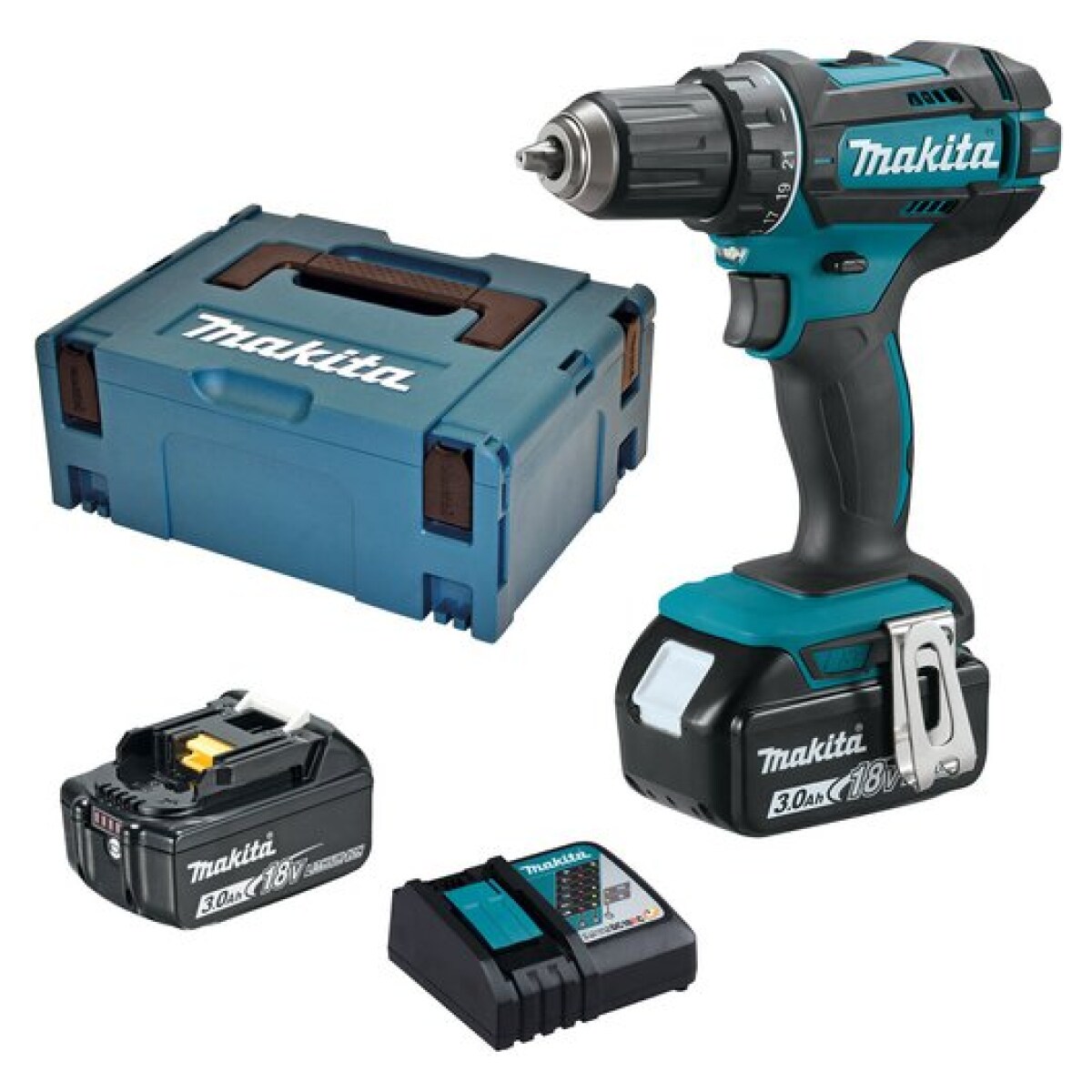 Makita DDF482RFJ Akku-Bohrschrauber | 00088381813655