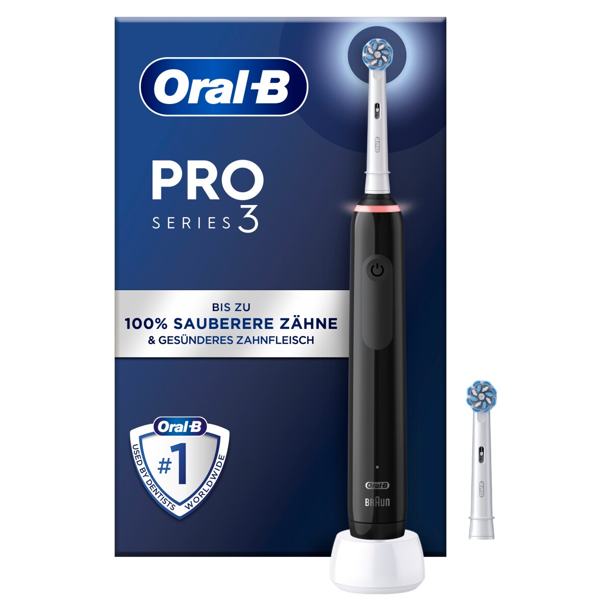 Oral-B Pro 3 3000 Sensitive Clean Black JAS22 elektrische Zahnb&uuml;rste - Bild 1
