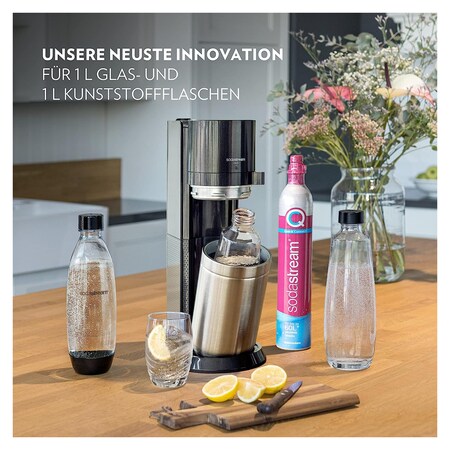 SodaStream DUO Wassersprudler Vorteils-Pack, Titan mit 4 Flaschen online  kaufen bei Netto