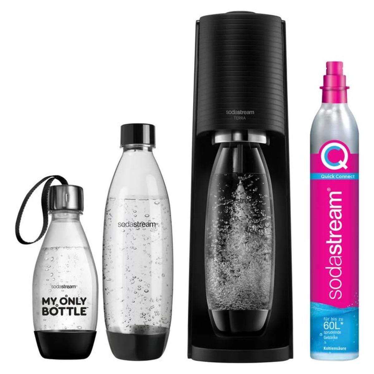 Sodastream Terra Vorteilspack Wassersprudler schwarz - Bild 1