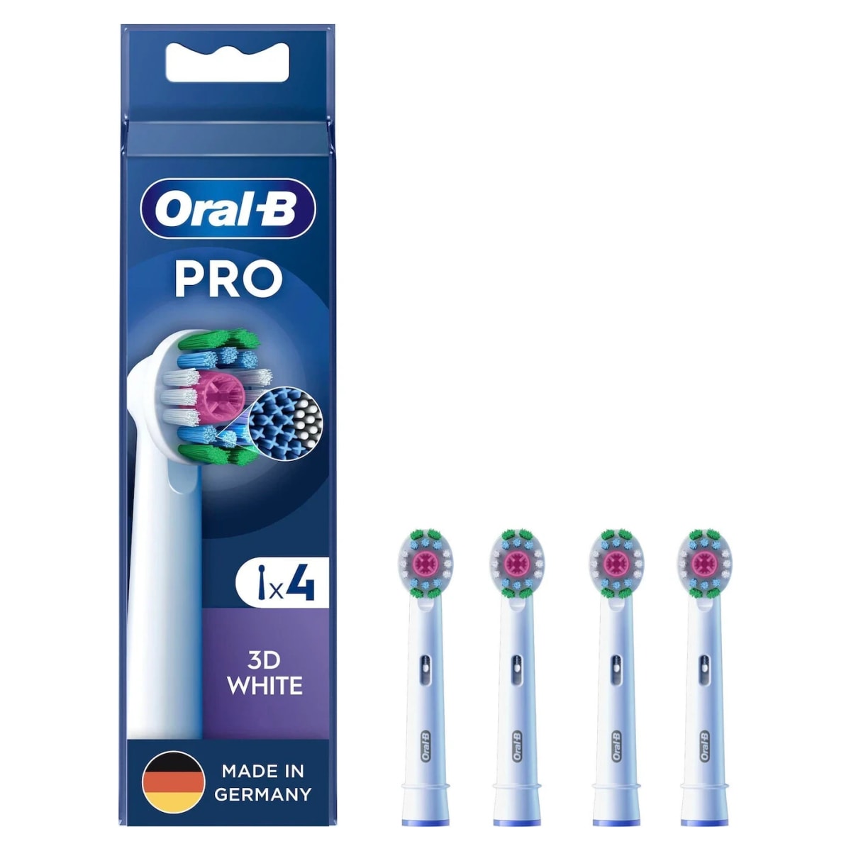 Oral-B EB18-4 Pro 3D White Ersatzb&uuml;rsten - Bild 1