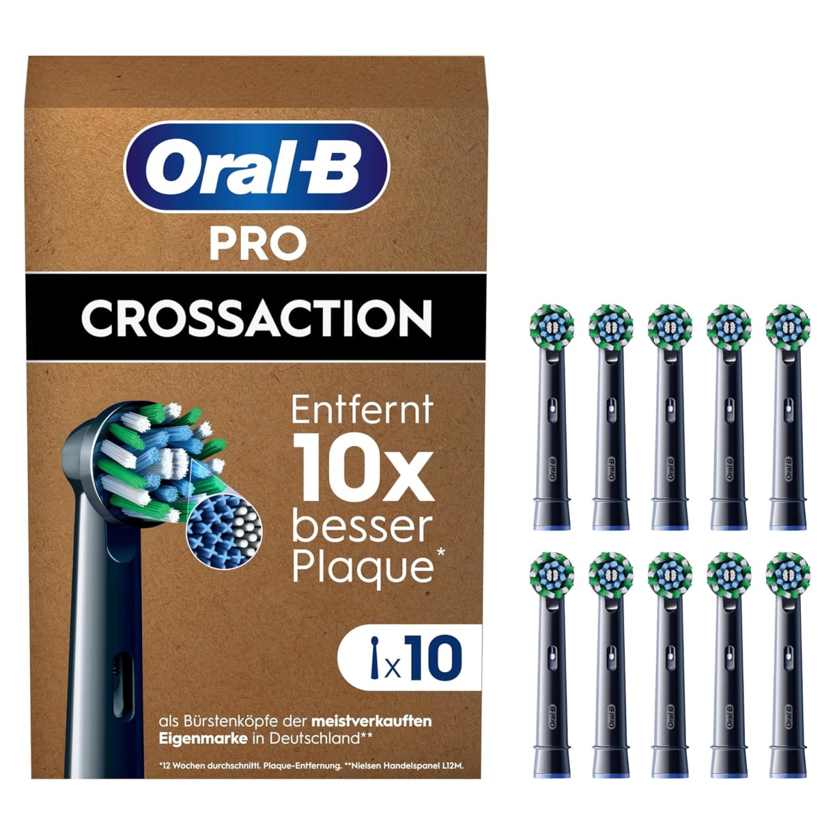 Oral-B Pro CrossAction BLACK 10er FFU - Bild 1