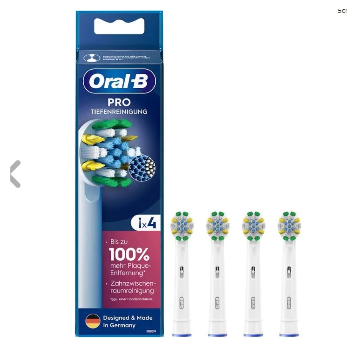 Oral-B EB25RX-4 Pro Tiefenreinigung Ersatzb&uuml;rsten - Bild 1
