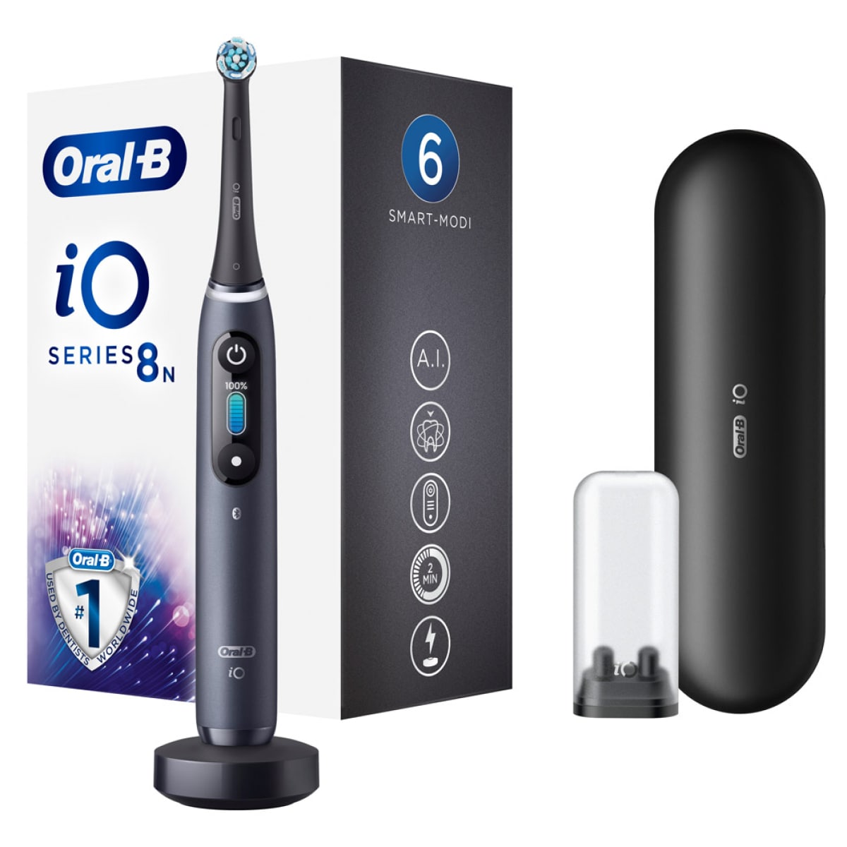 Oral-B iO Series 8N Black Onyx elektrische Zahnb&uuml;rste - Bild 1