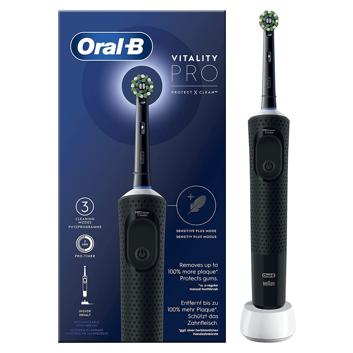 Oral-B Vitality Pro D103 Box Black elektrische Zahnbürste