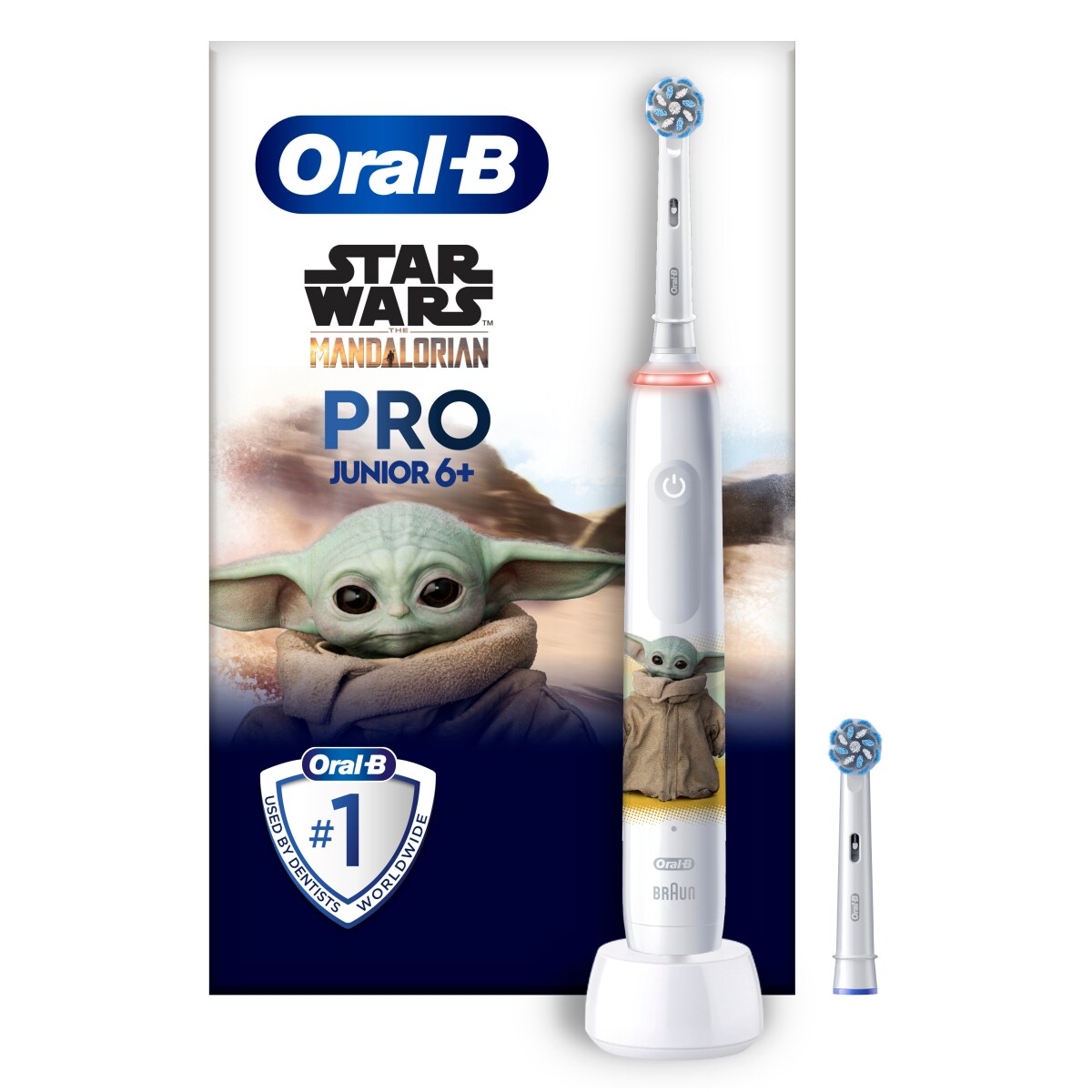 Oral-B Junior Pro Star Wars Mandalorian Elektrische Kinderzahnb&uuml;rste - Bild 1