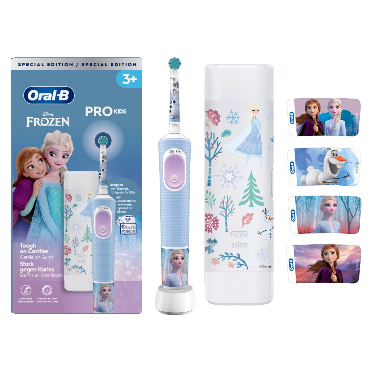 Oral-B Vitality Pro 103 Elektrische Zahnb&uuml;rste Kids Frozen mit Reiseetui - Bild 1