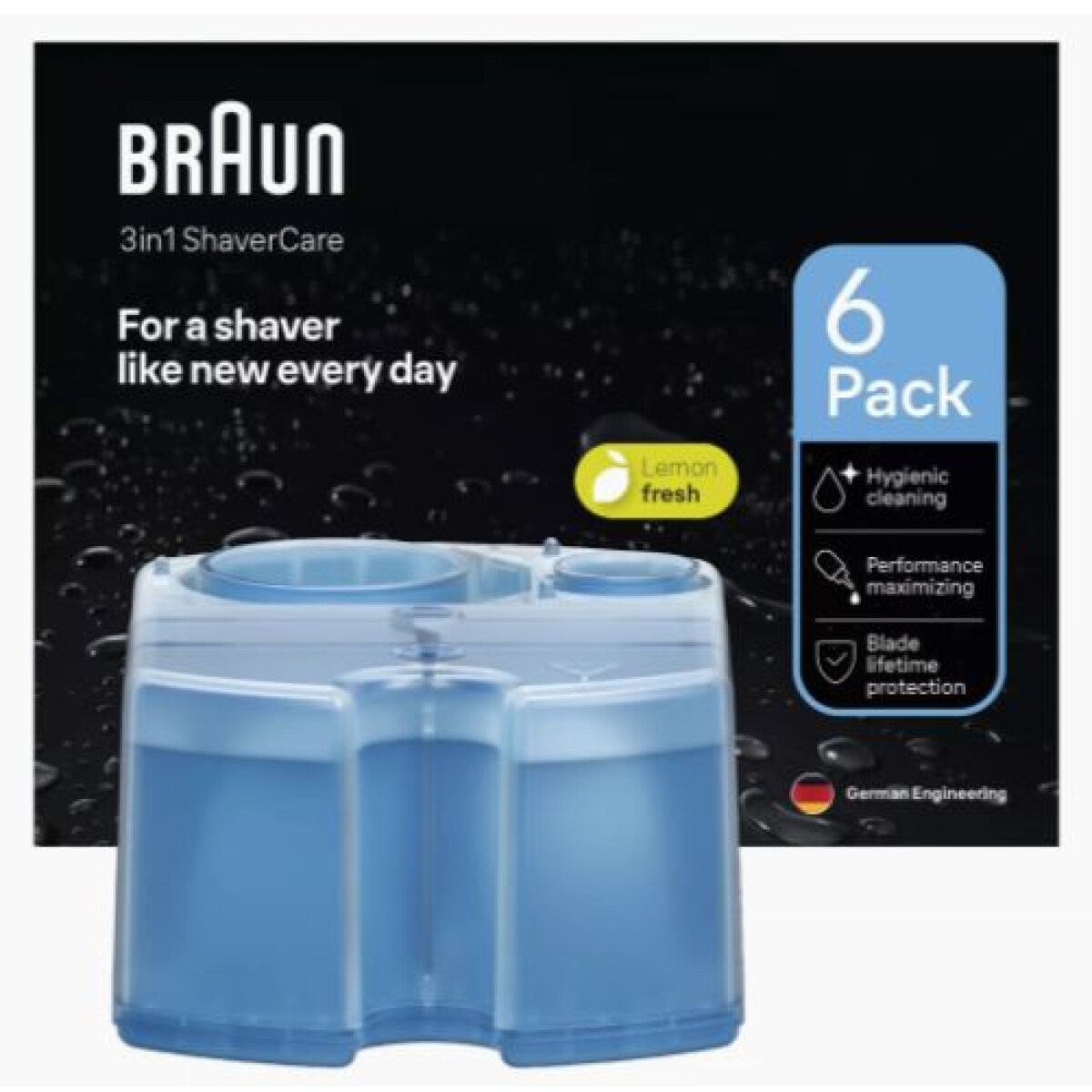 Braun Rasierer-Reinigungsstation Nachf&uuml;llkart. 6er - Bild 1