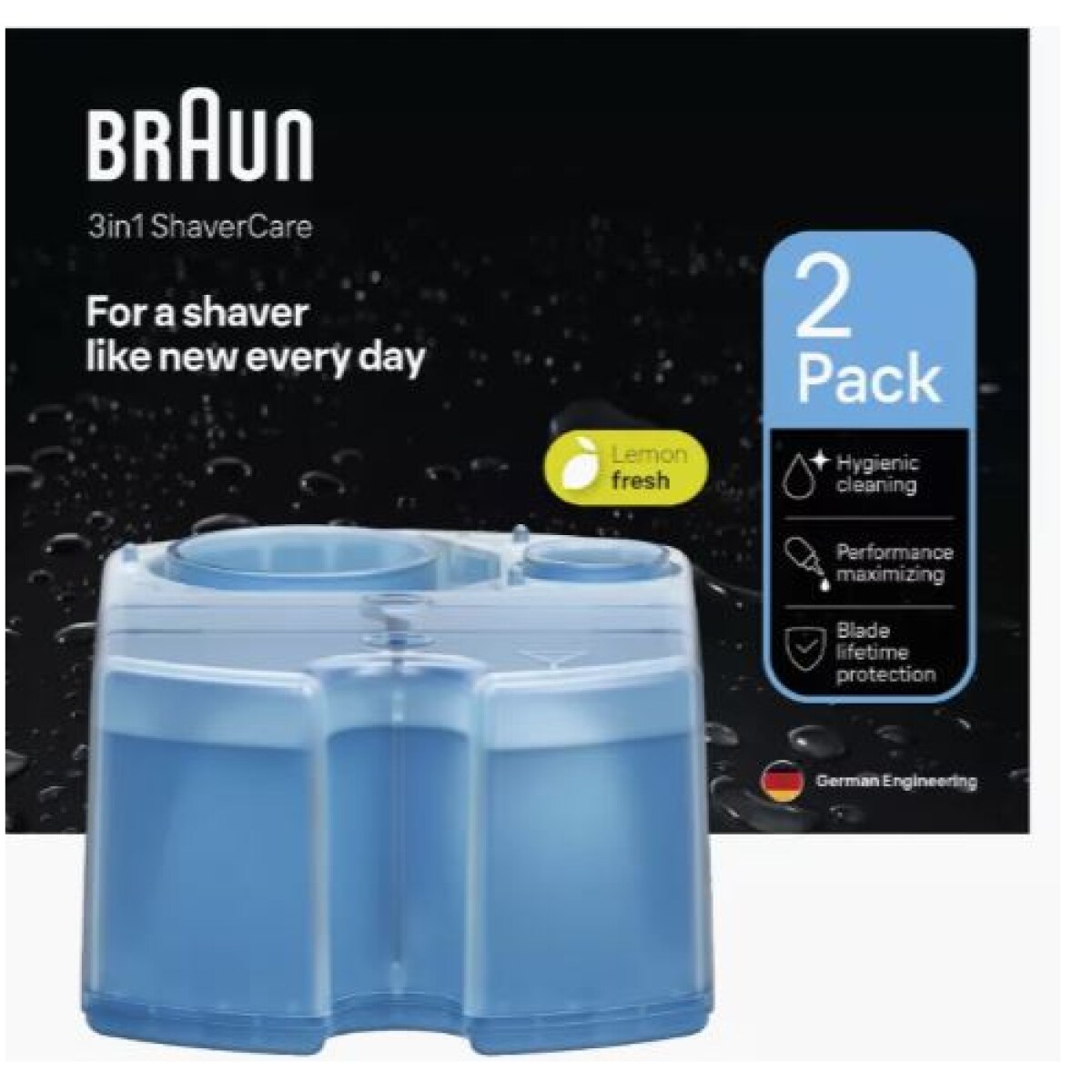Braun Rasierer-Reinigungsstation Nachf&uuml;llkart. 2er - Bild 1