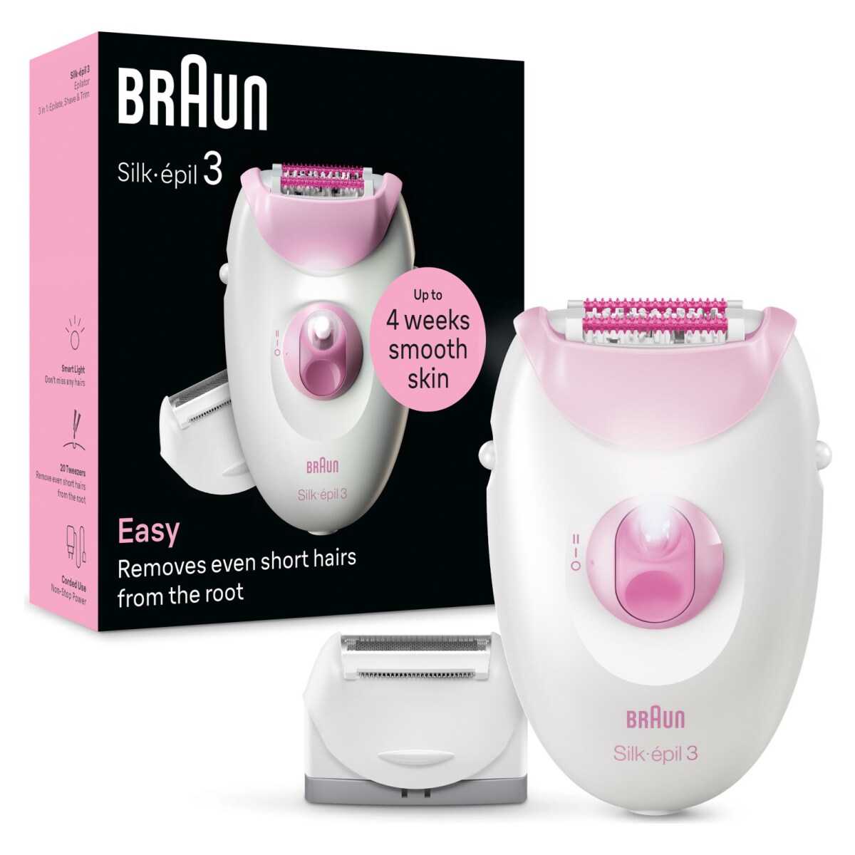Braun Silk-épil 3-031 kabelgebundener Epilierer | 07500435224963