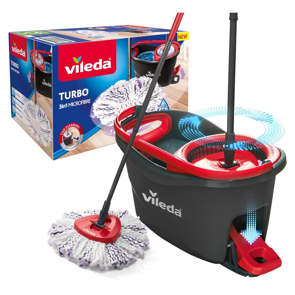 Vileda Turbo 3-in-1 Wischmopp Set 167751 - Bild 1