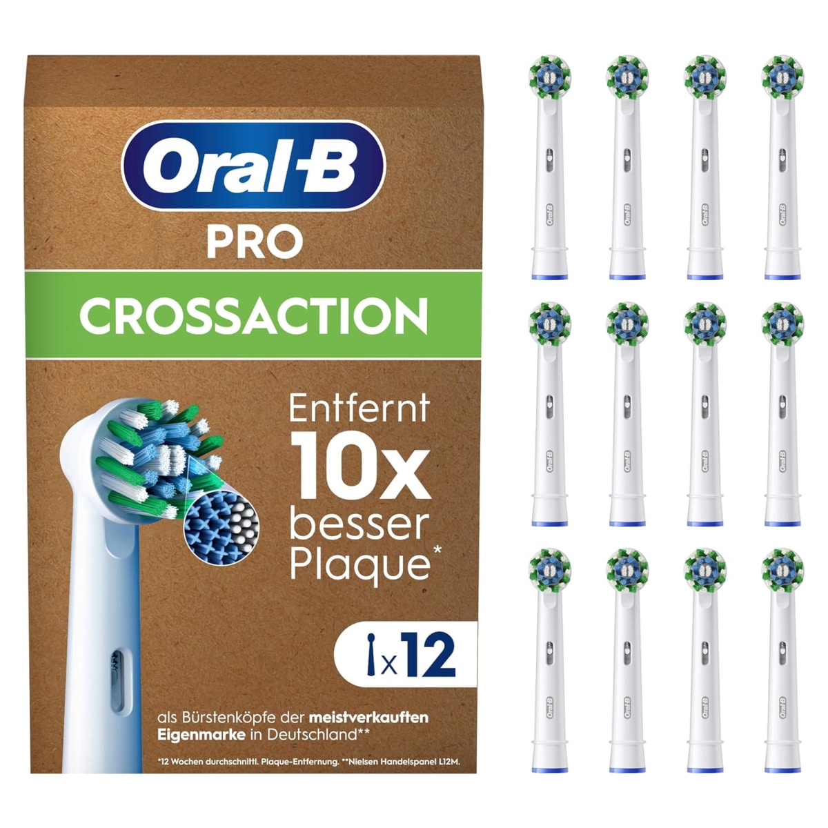 Oral-B EB50RX-12 Pro CrossAction 12er FFU Aufsteckb&uuml;rsten - Bild 1