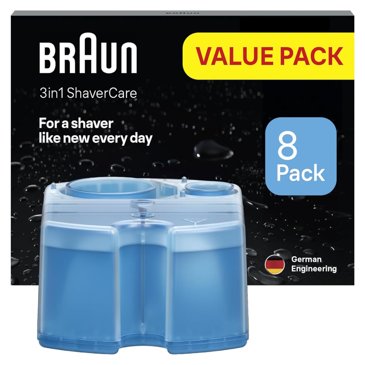 Braun CCR8 Rasierer-Reinigung Nachf&uuml;llkart. 8er - Bild 1