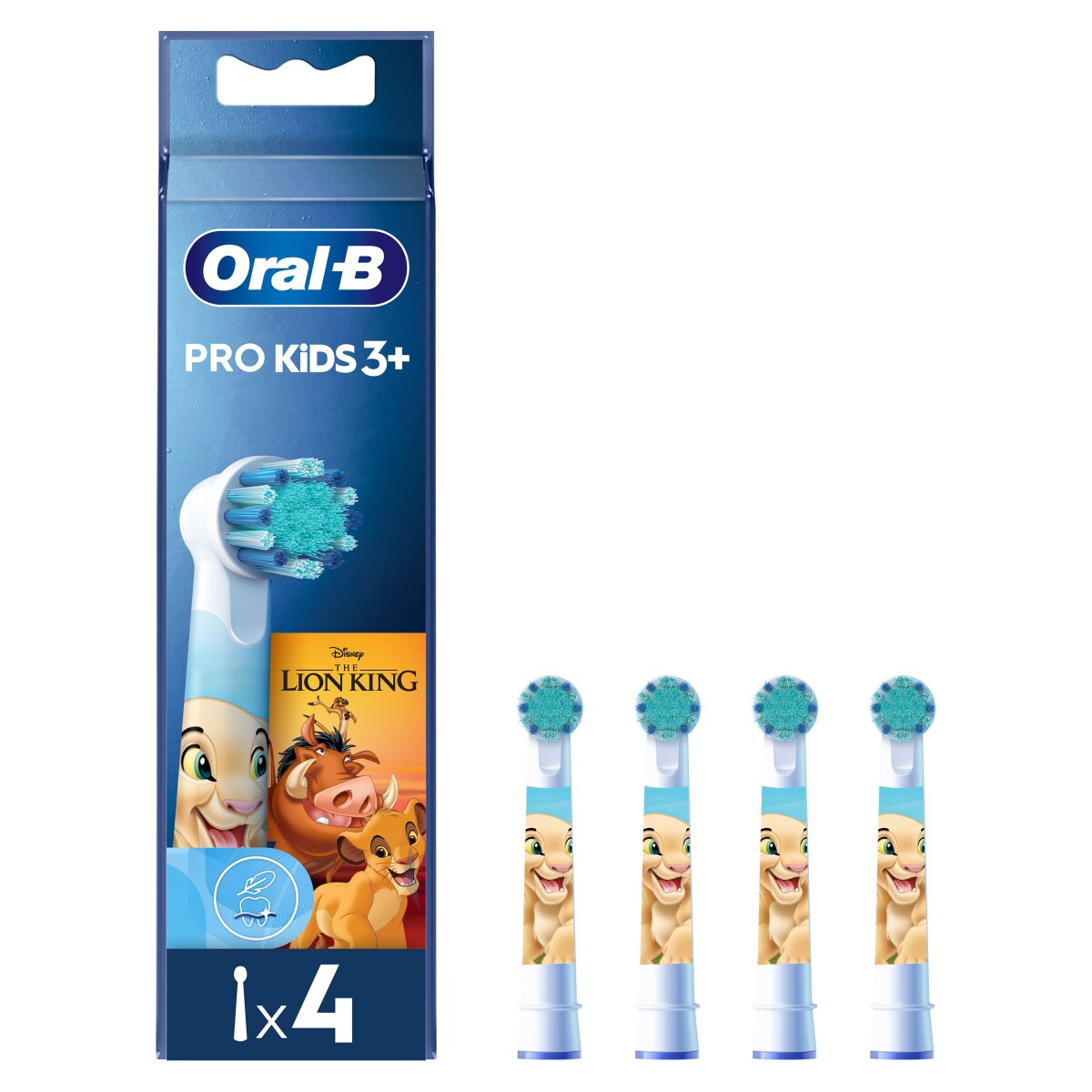 Oral-B Aufsteckb&uuml;rsten K&ouml;nig der L&ouml;wen 4er - Bild 1