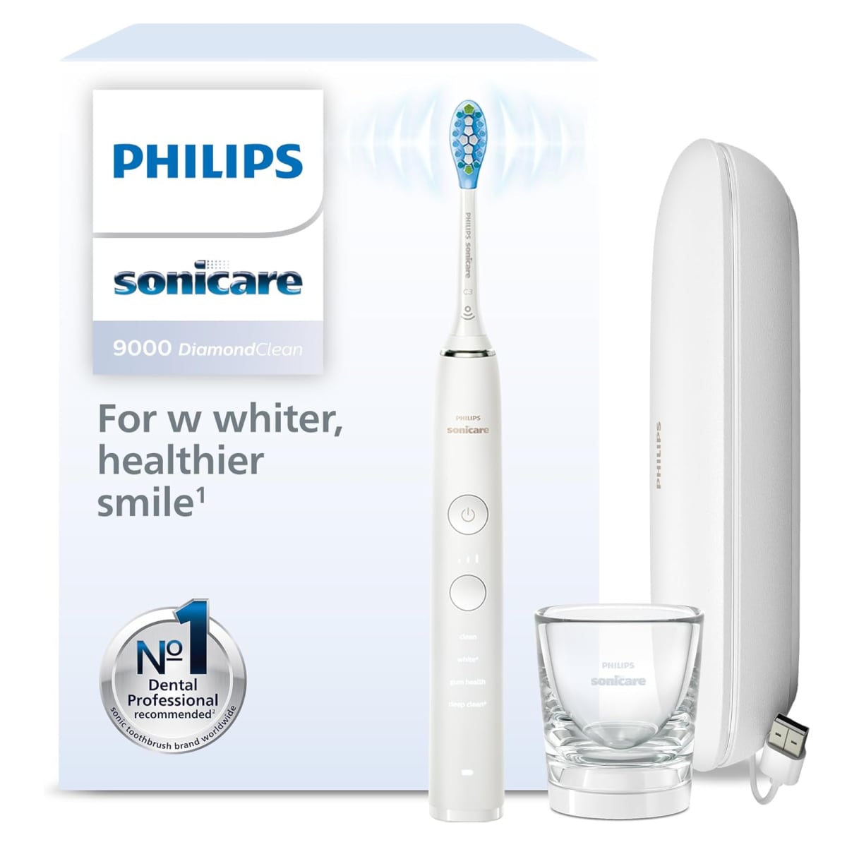 Philips Sonicare HX9911/27 Diamond Clean 9000 wei&szlig; - Bild 1