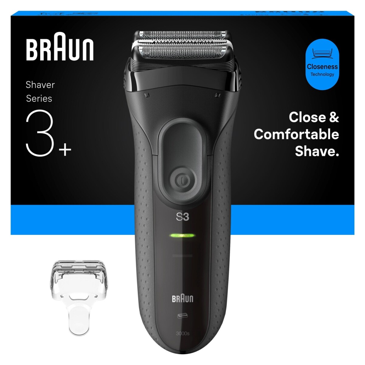 Braun Series 3 3000 Black/Grey | 08700216735896