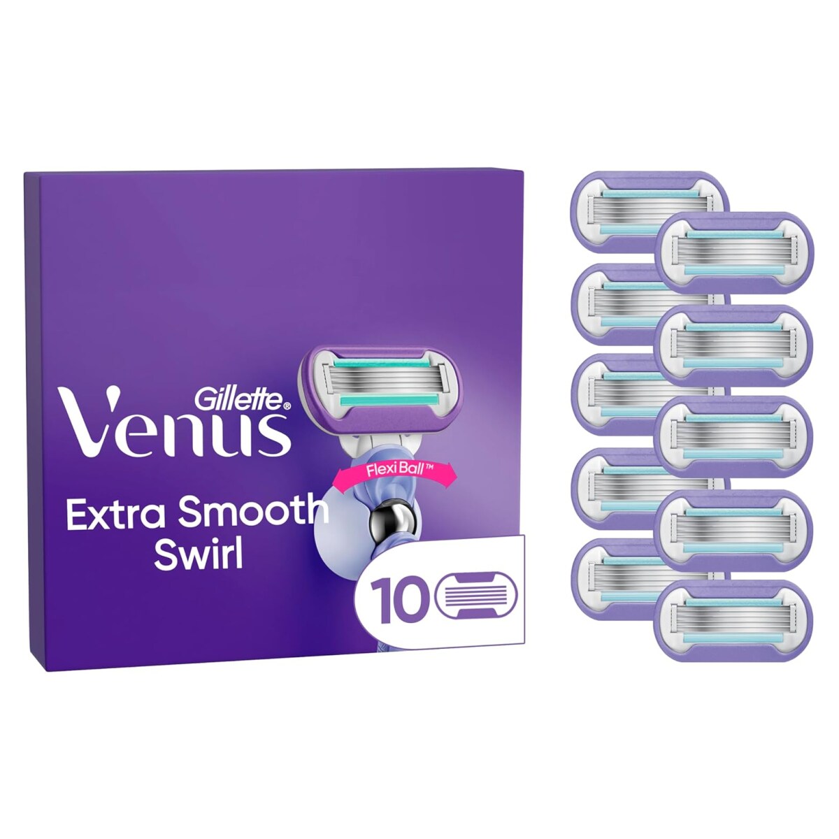 Gillette Venus Deluxe Smooth Swirl 10er - Bild 1