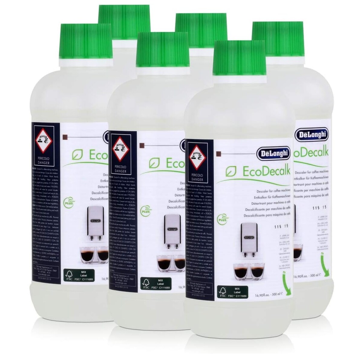 DeLonghi EcoDecalk 6x 500ml DLSC500