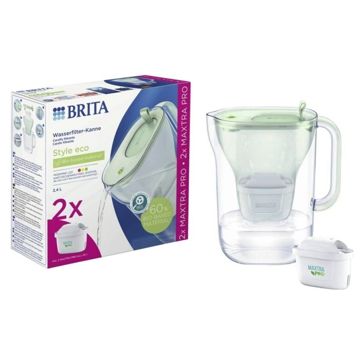 Brita Style eco green + 2x Maxtra Pro All-in-1 | 04006387136147