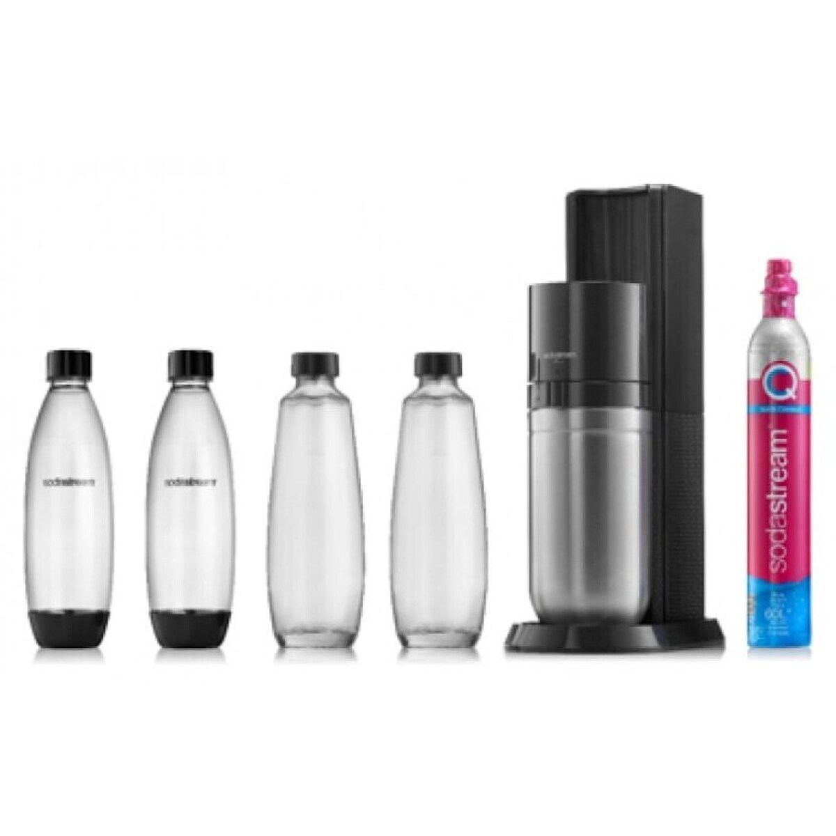 Sodastream DUO Vorteils-Pack, Titan mit 4 Fl. EU