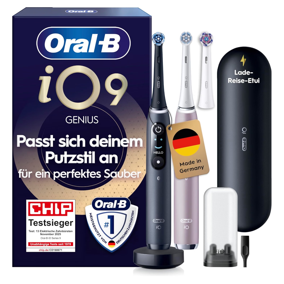 Oral-B iO Series 9 Duo Black Onyx/RoseQuartz - Bild 1