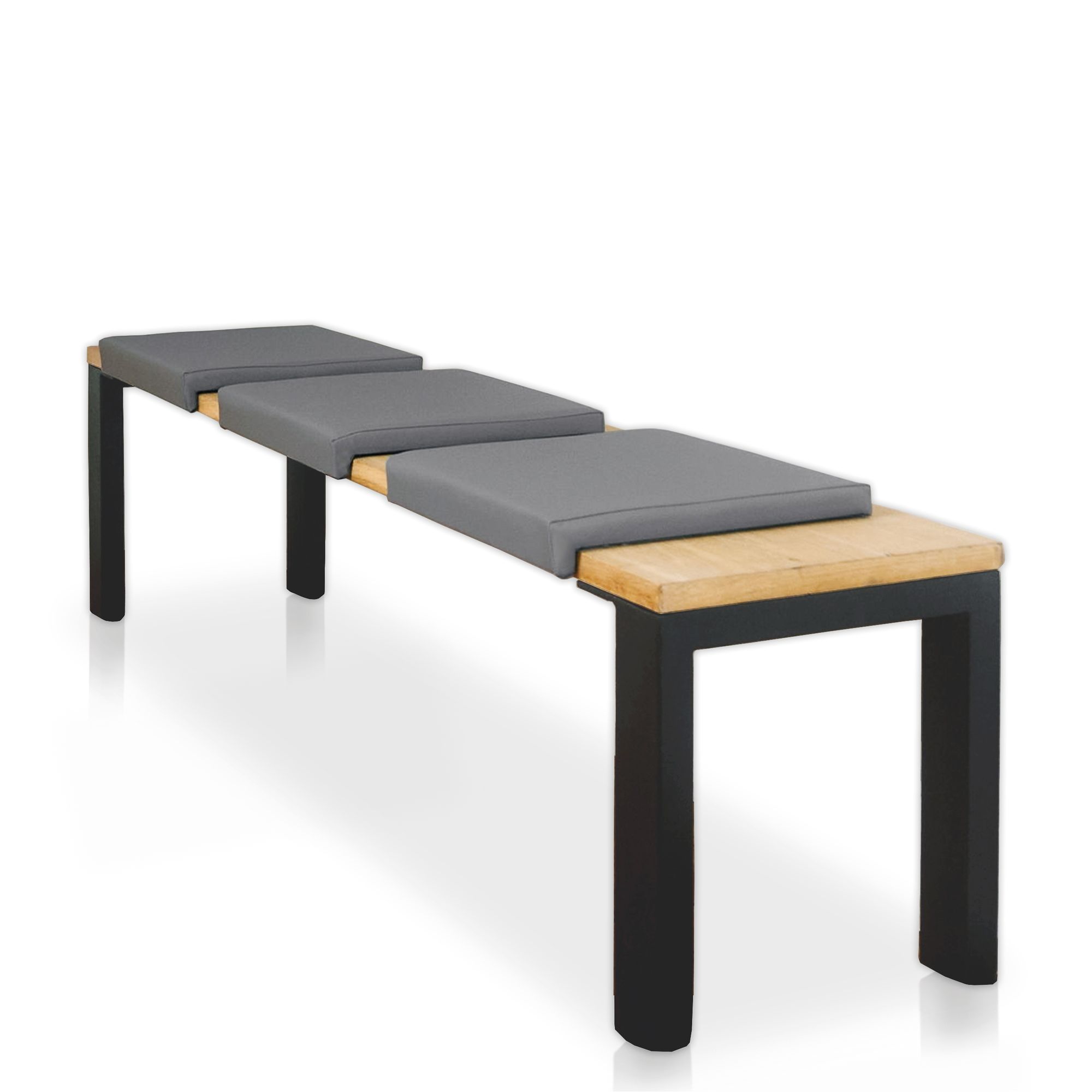 Lycce Klemmkissen Sitzkissen mit 1 Leiste, Kunstleder versch. Farben - Bild 1