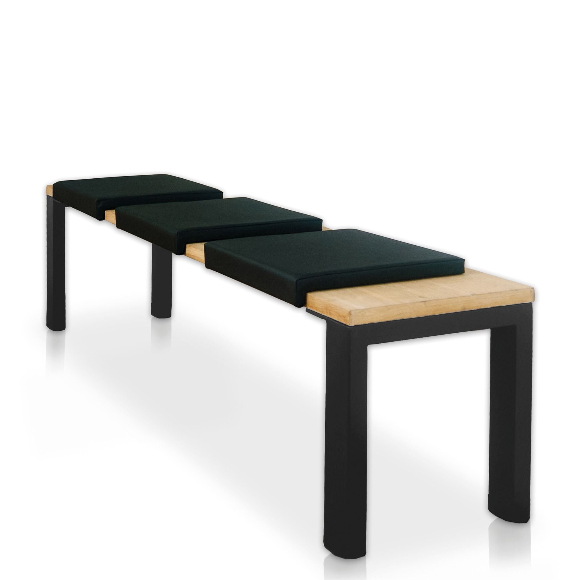 Lycce Klemmkissen Sitzkissen mit 1 Leiste, Kunstleder versch. Farben - Bild 1