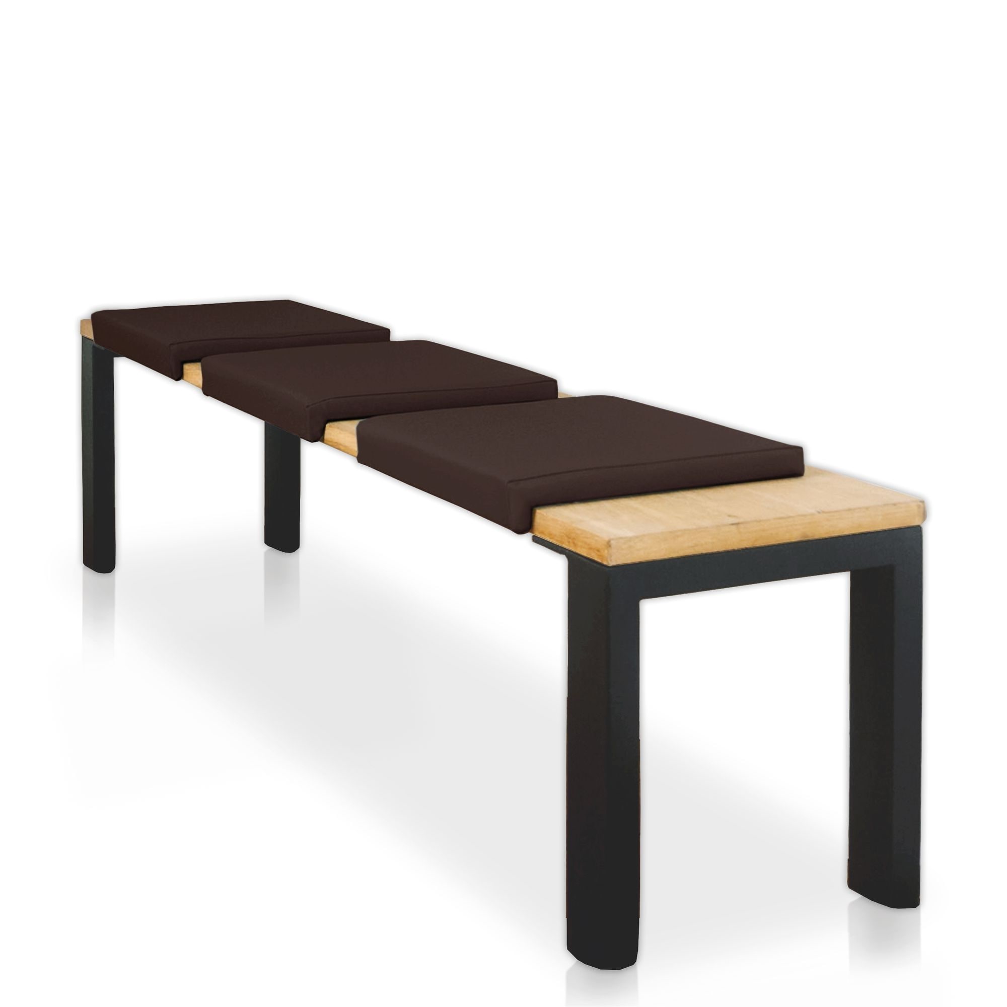 Lycce Klemmkissen Sitzkissen mit 1 Leiste, Kunstleder versch. Farben - Bild 1