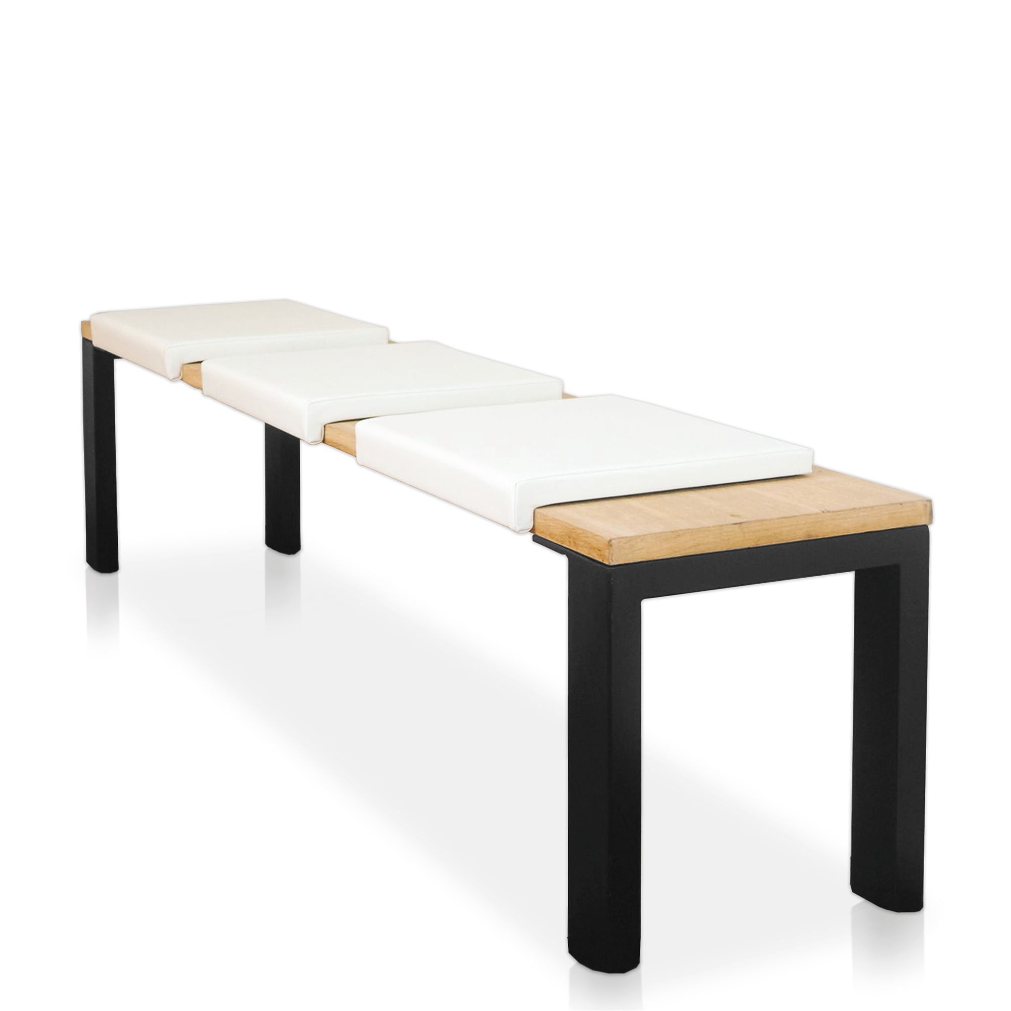 Lycce Klemmkissen Sitzkissen mit 1 Leiste, Kunstleder versch. Farben - Bild 1