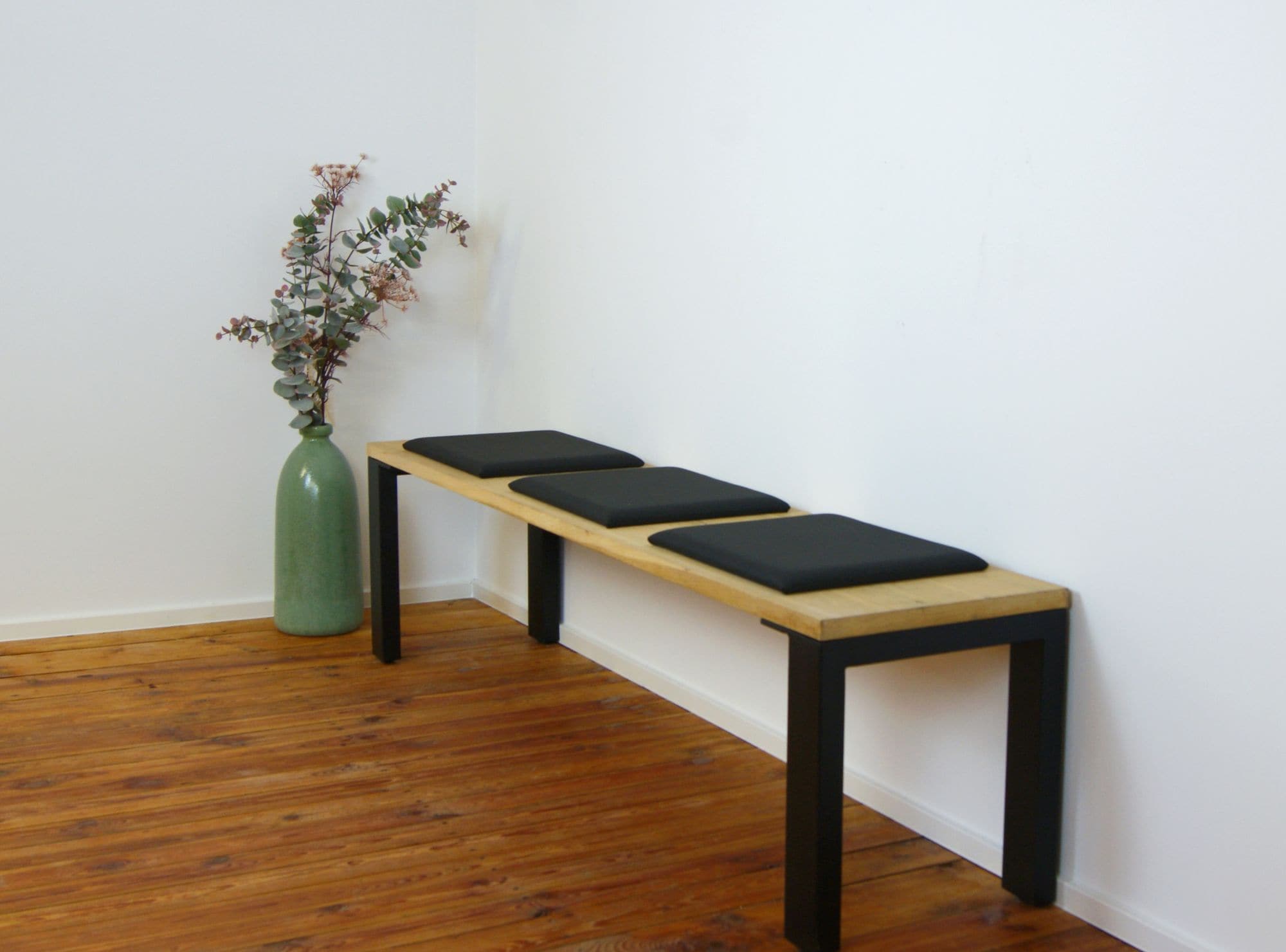 Lycce Sitzkissen Sitzpolster Stuhlkissen, Kunstleder, 40 x 33 x 2 cm - Bild 1