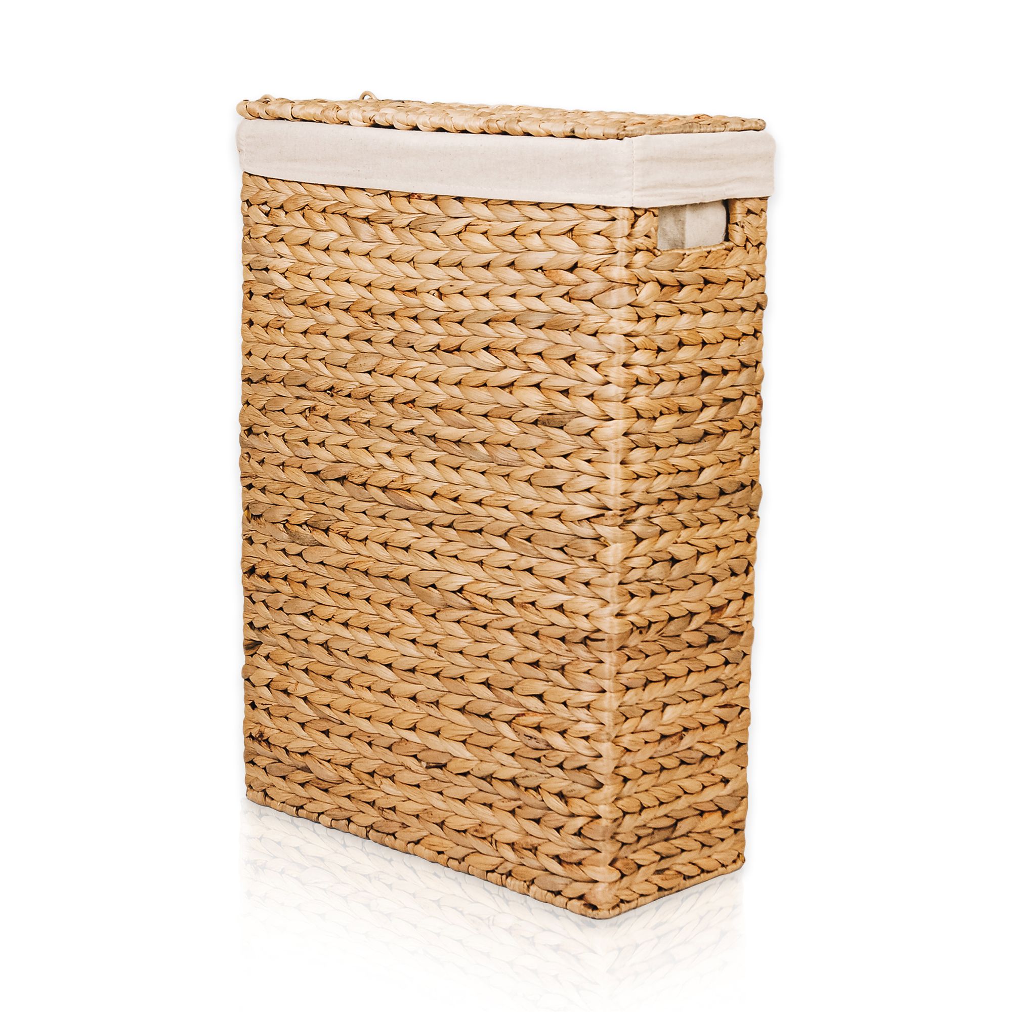 Lycce Nischenw&auml;schekorb aus Wasserhyazinthe geflochten, in drei Gr&ouml;&szlig;en - Bild 1