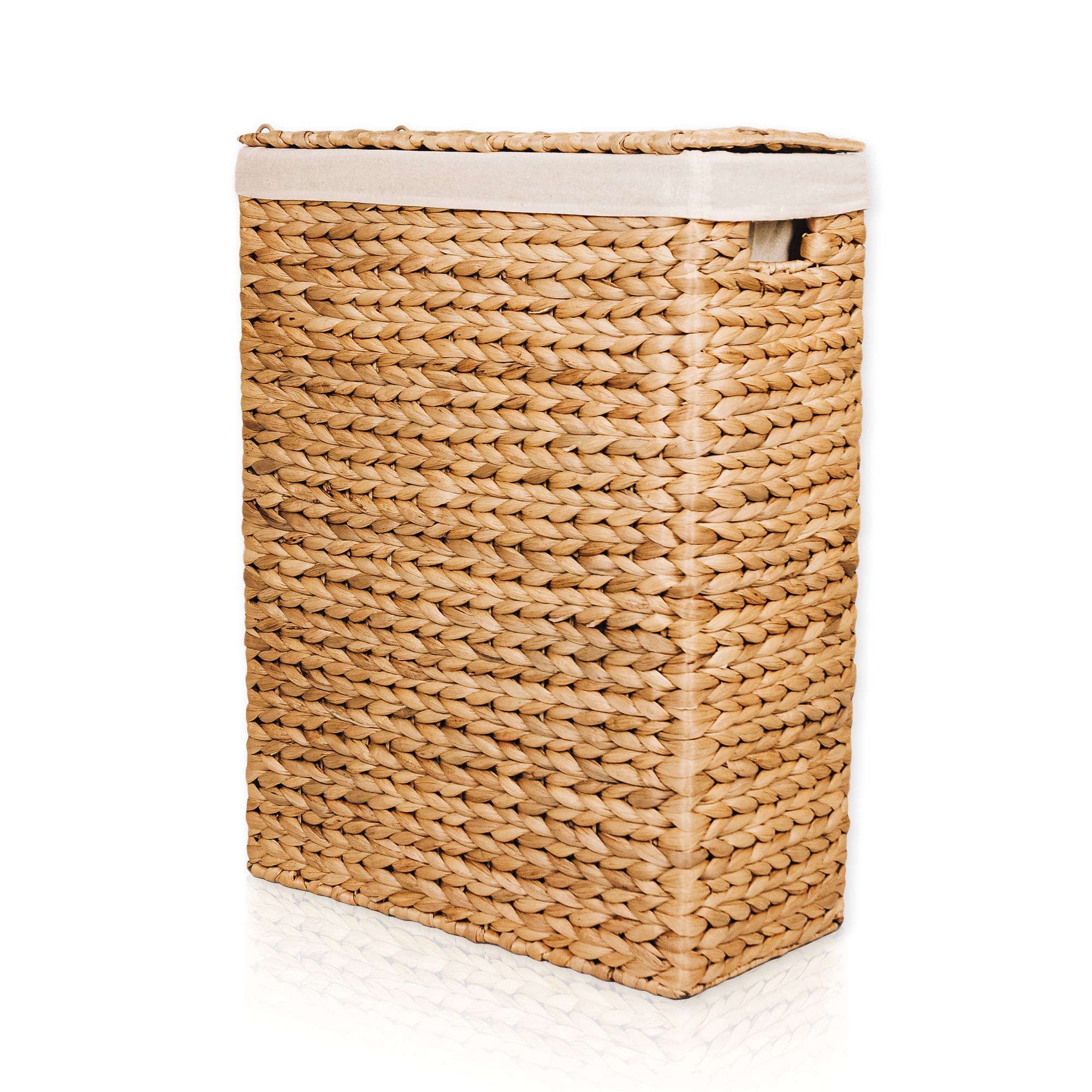 Lycce Nischenw&auml;schekorb aus Wasserhyazinthe geflochten, in drei Gr&ouml;&szlig;en - Bild 1