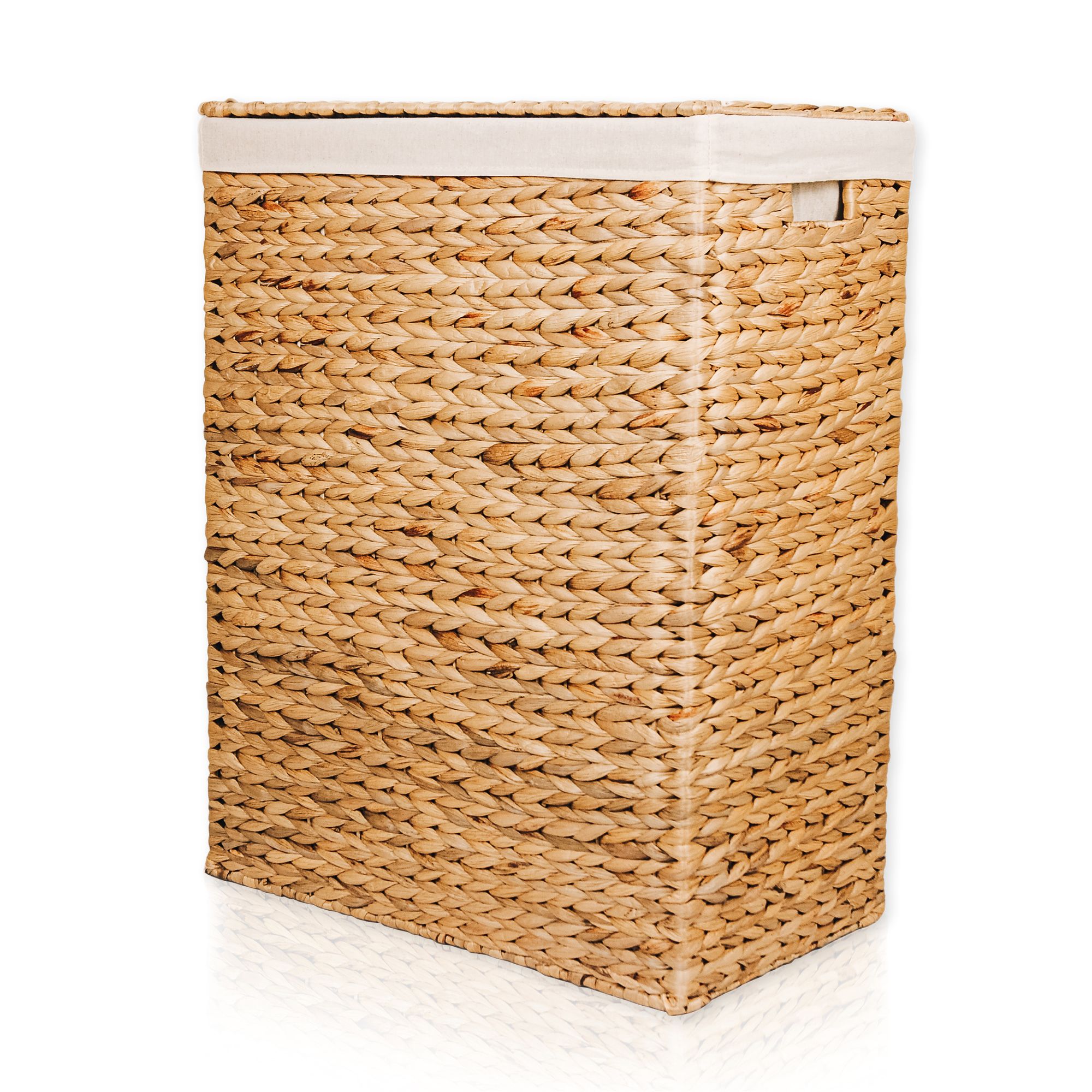 Lycce Nischenw&auml;schekorb aus Wasserhyazinthe geflochten, in drei Gr&ouml;&szlig;en - Bild 1