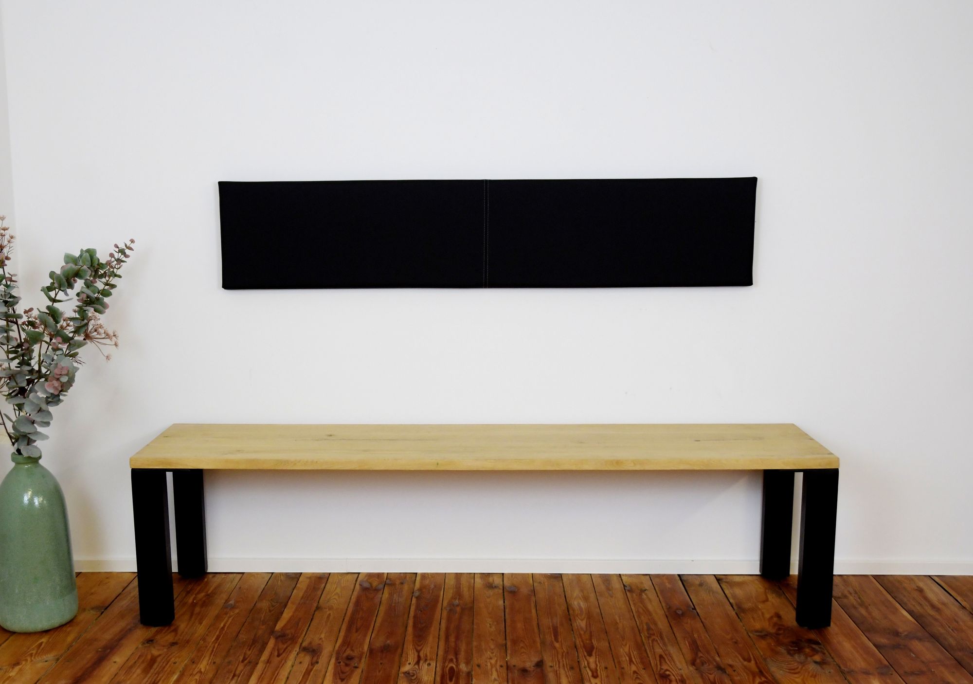 Lycce XXL Wandkissen / Wandpolster, Kunstlederbezug, Breite 1,5m - Bild 1