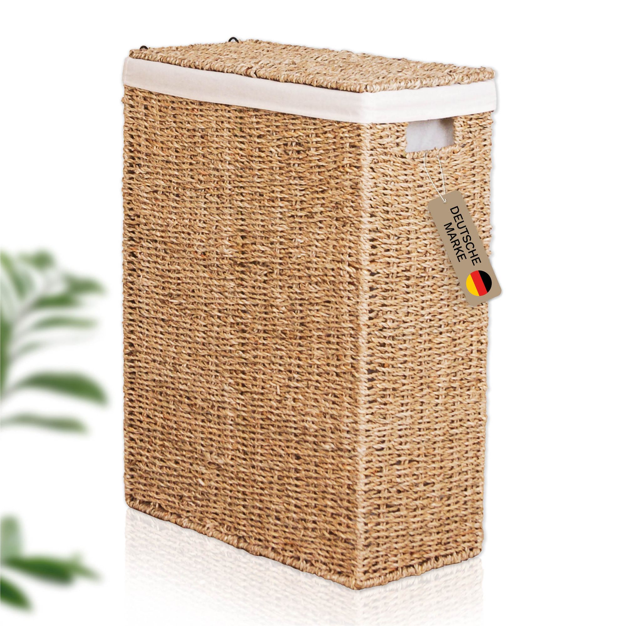 Lycce Nischenw&auml;schekorb aus Seegras geflochten, in drei Gr&ouml;&szlig;en - Bild 1