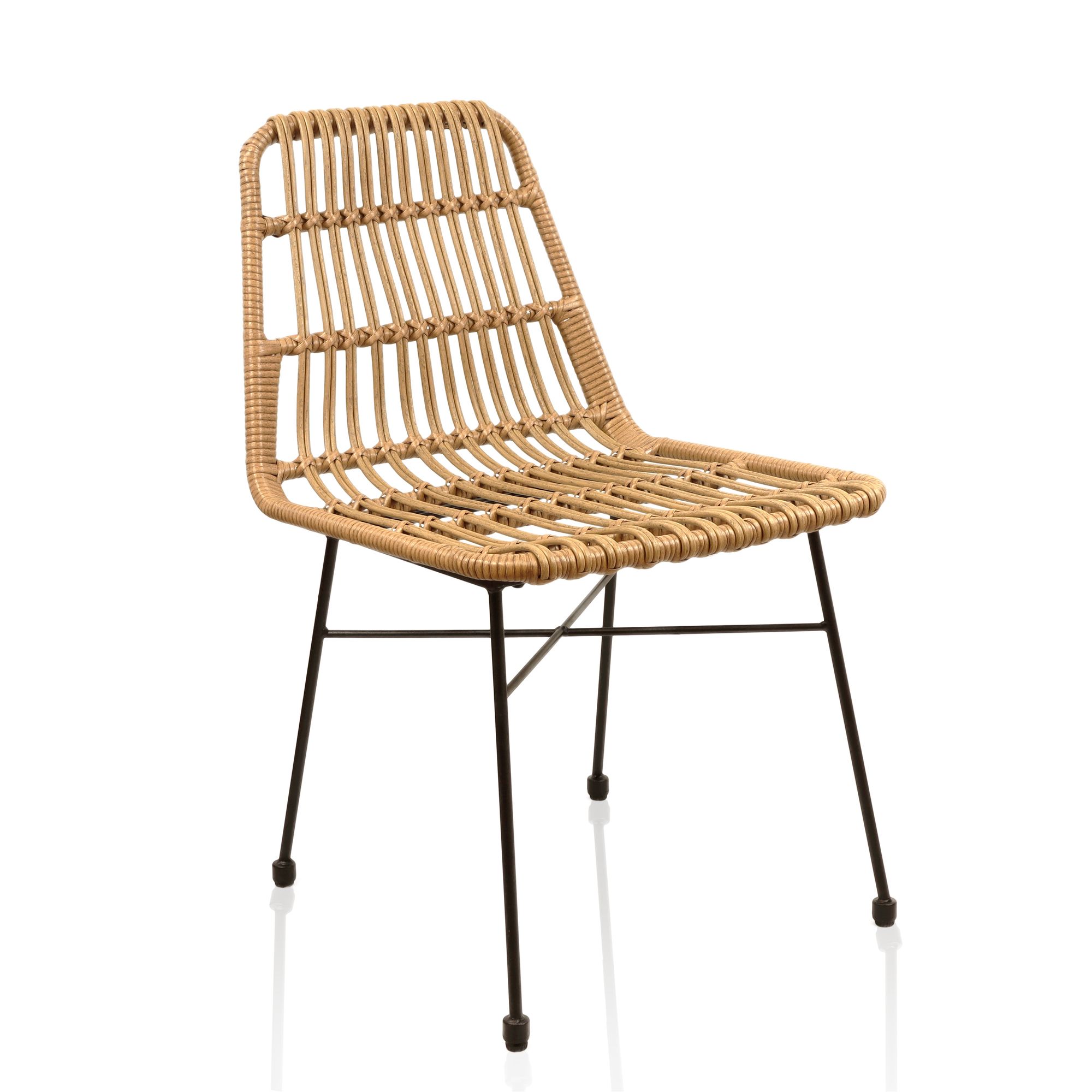 Lycce Gartenstuhl LEON Loungem&ouml;bel Balkon Terrasse aus Polyrattan - Bild 1