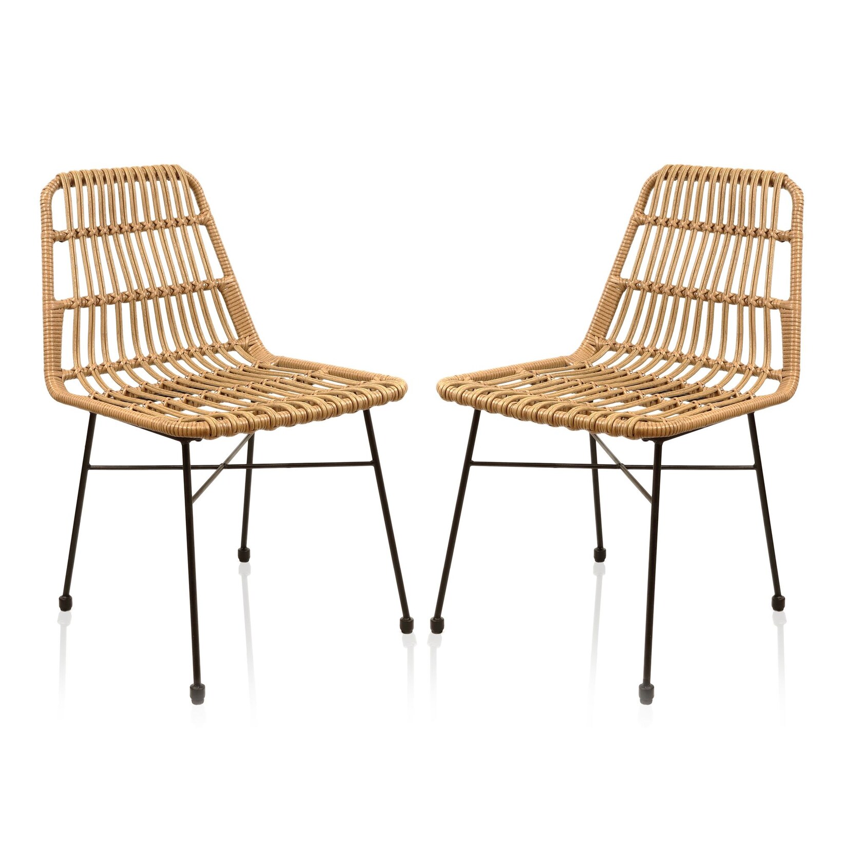 Lycce Gartenstuhl LEON Loungemöbel Balkon Terrasse aus Polyrattan