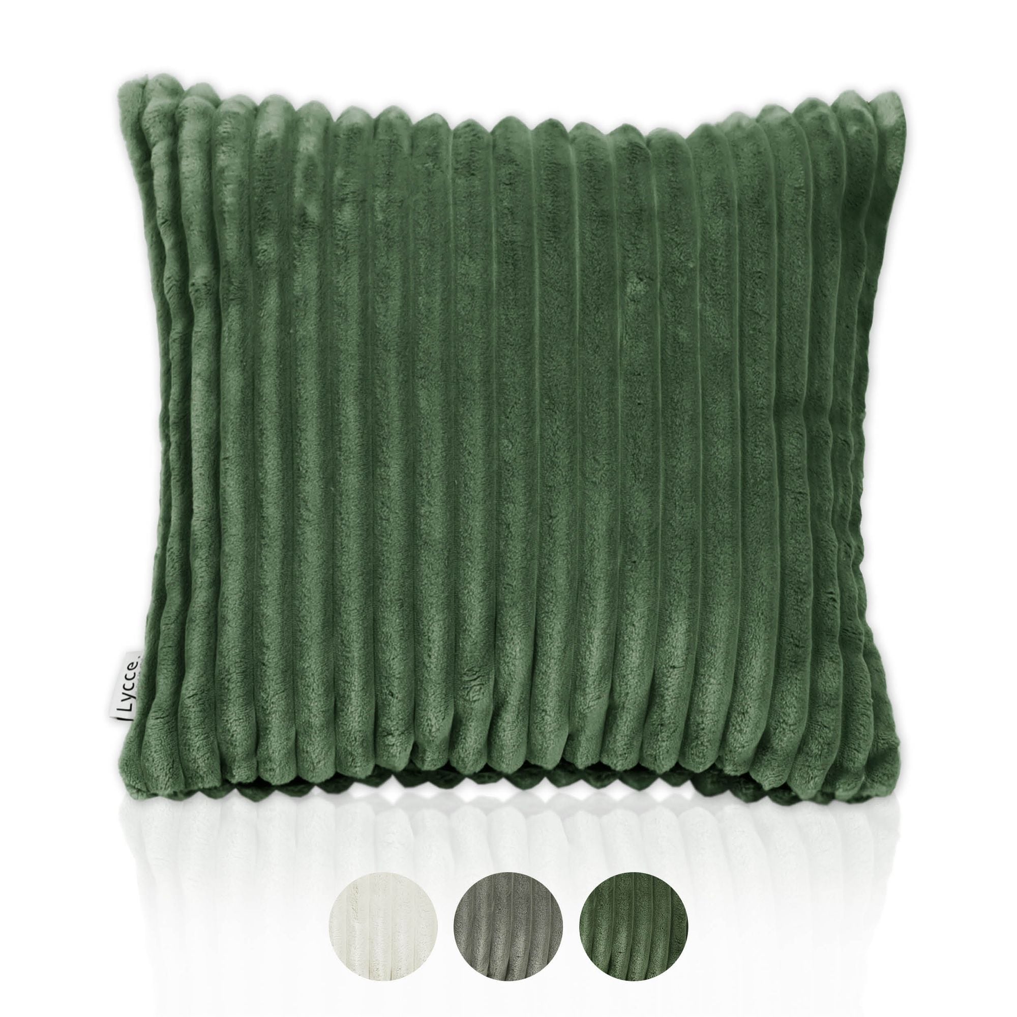 Lycce Kissenbezug Deluxe aus extra breitem, flauschigem Cordstoff - ideal f&uuml;r kuschelige Sofakissen oder Dekokissen, verschiedene Farben - made in EU - Bild 1