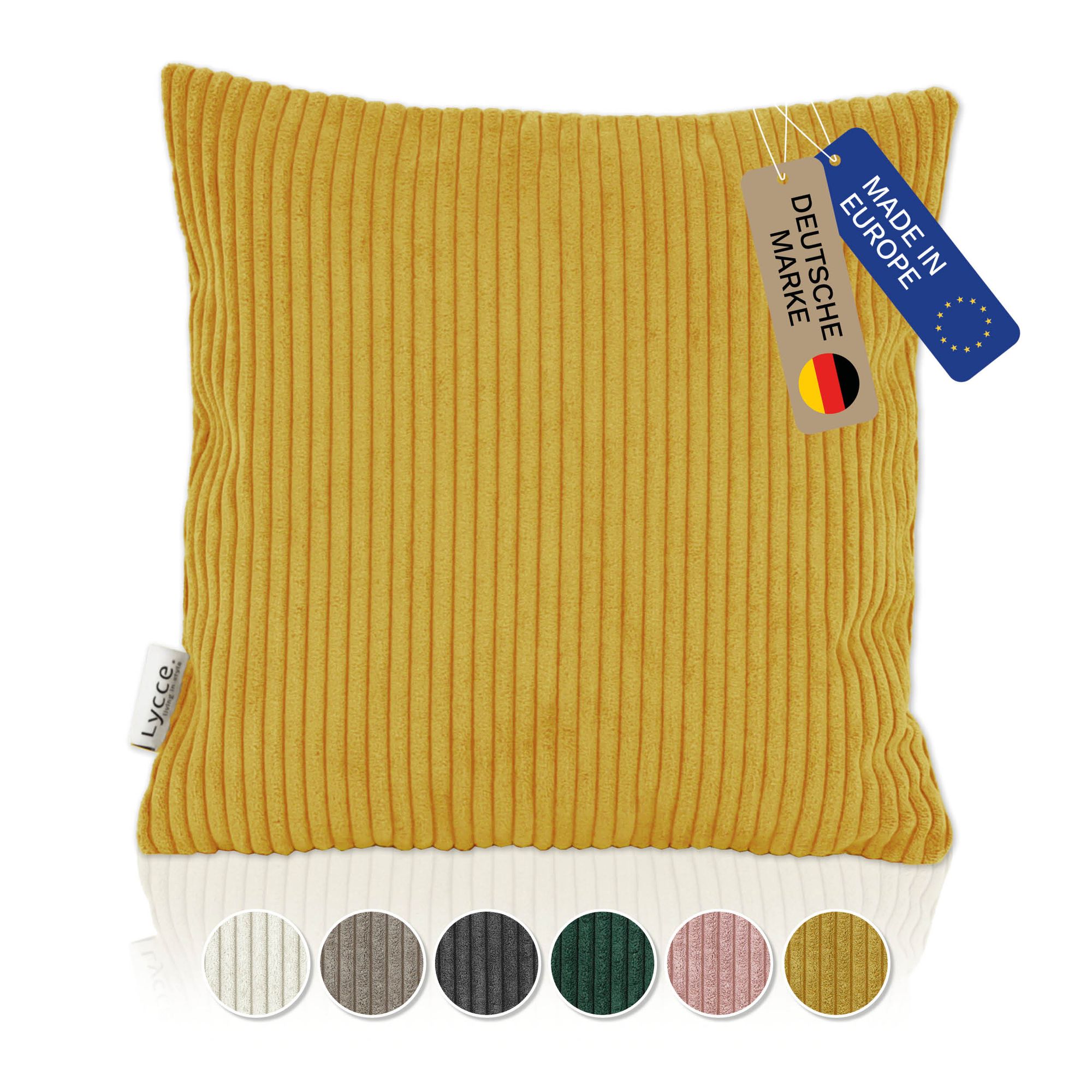 Lycce Kissenbezug aus trendigem Cordstoff (40 x 40 cm) - Bild 1