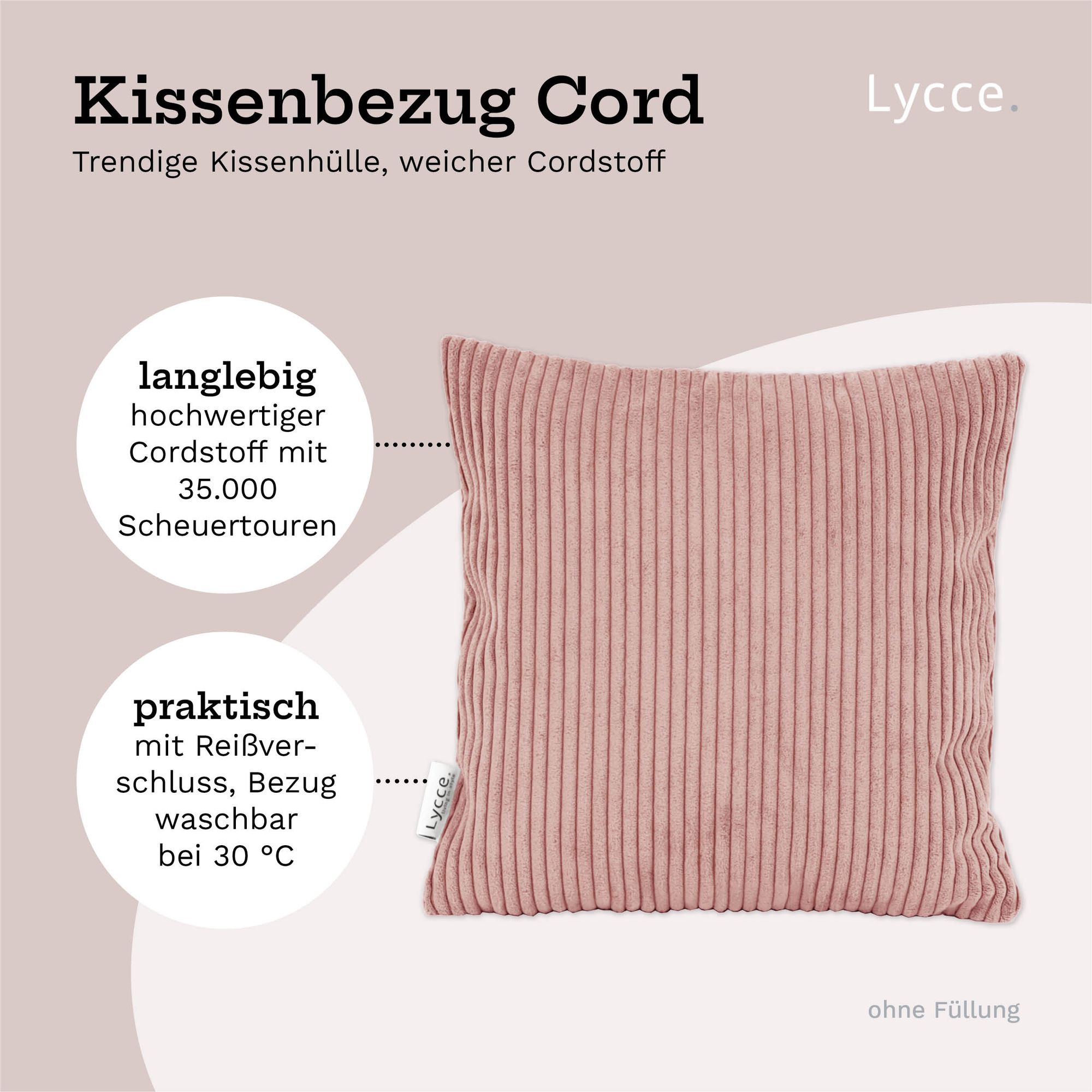 Lycce Kissenbezug aus trendigem Cordstoff (40 x 40 cm) online kaufen bei Netto