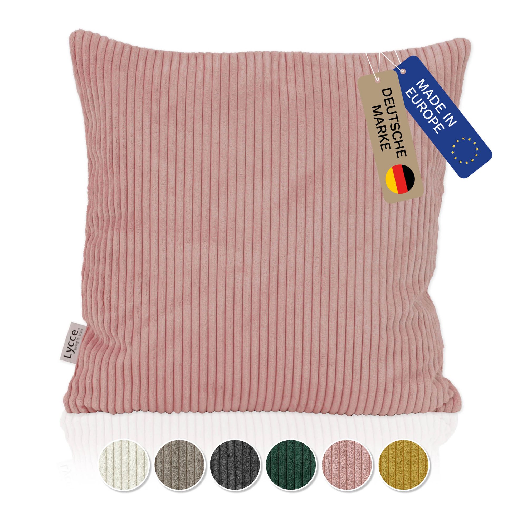 Lycce Kissenbezug aus trendigem Cordstoff (50 x 50 cm) - Bild 1