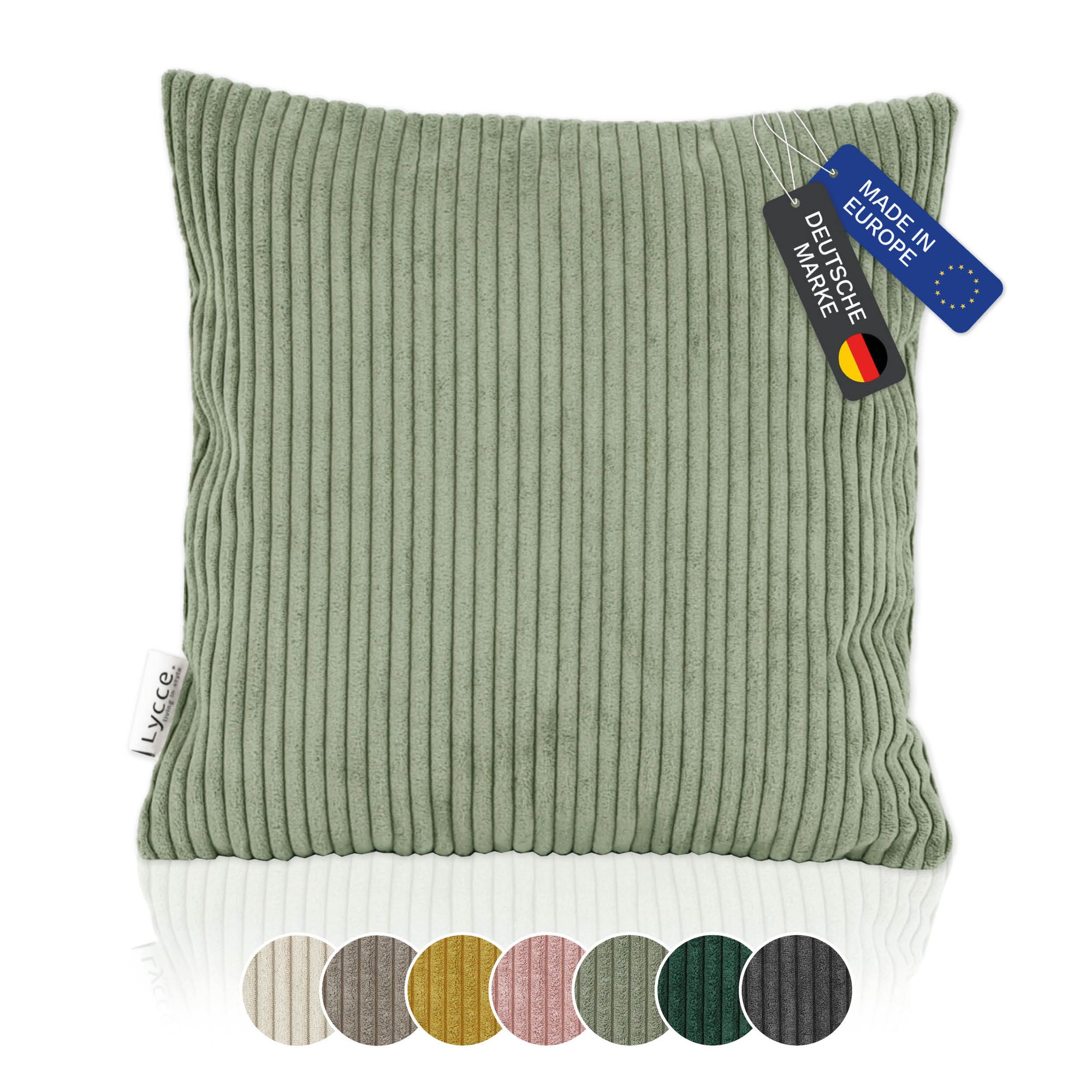 Lycce Kissenbezug aus trendigem Cordstoff (40 x 40 cm) - Bild 1